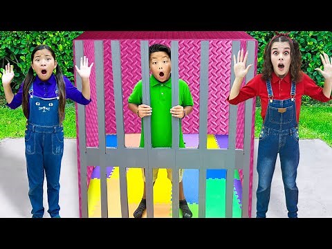 Emma and Alex Play Hide and Seek with Family and Friends