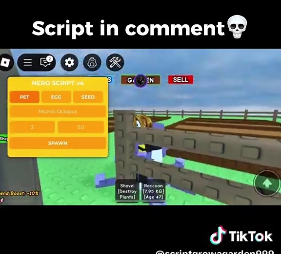 Script spawn all new pets 💀 #delta #knrl #script #growagarden #growagardenscript #gag #foryou #fyp #dupescript #fluxus #arceusx #petspawnerscript #petspawner #xuhuong #roblox #trending