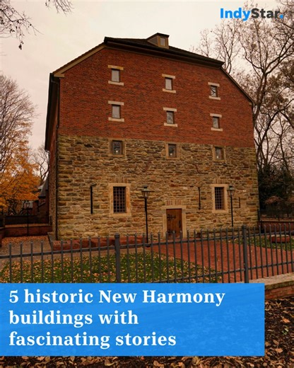 Step into New Harmony’s rich history: 5 iconic buildings tied to two 19th‑century utopian experiments, now getting a refreshing restore. Learn more about these historic buildings here: https://www.indystar.com/story/entertainment/arts/2025/12/30/5-historic-new-harmony-buildings-with-fascinating-stories/87778804007/?utm_campaign=trueanthem&utm_medium=social&utm_source=facebook | IndyStar