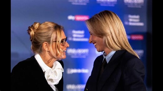 Leah Williamson pays tribute to Sarina Wiegman at the FWA Tribute Night | Rebecca Fitzgerald