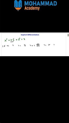 Implicit Differentiation and Product Rule
