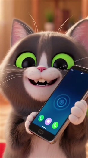 Bored Cat Calls Her Friend | Funny Talking Cat Cartoon 🐱📞