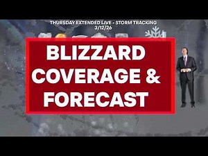 LIVE COVERAGE - BLIZZARD WITH FORECAST AND ROAD UPDATES