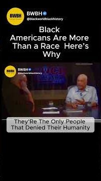 Black Americans Are More Than a Race — Here’s Why'' #blackhistory #america #shorts
