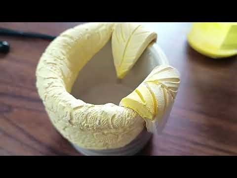 Ceramics for beginners, mixed technique #tutorial #pottery #ceramics #clay