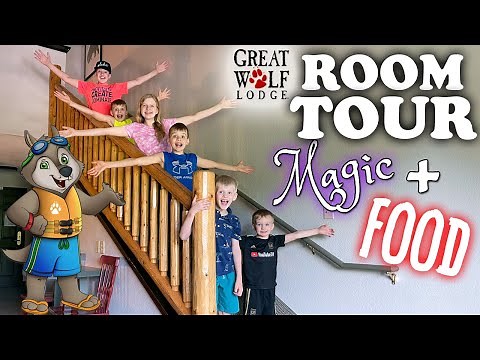 Loft Suite with Staircase in Our Hotel! Great Wolf Lodge Virginia!!