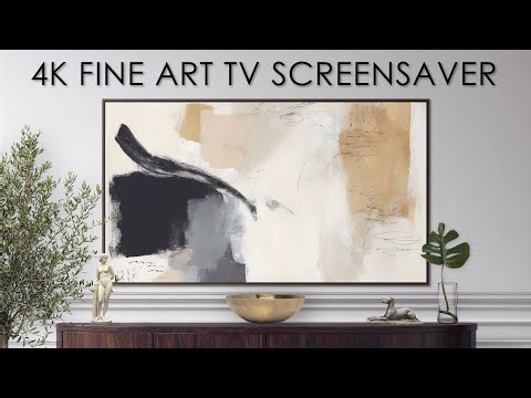 Modern TV Art | Abstract Art Screensaver | Fall TV Background | Autumn TV Art | 4K Fine Art for TV