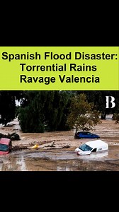 Tragedy in Valencia: Flash floods surge through eastern Spain, claiming 51 lives and leaving towns submerged. Regional leader Carlos Mazon calls the devastation "absolutely impossible" for rescuers to reach as blocked roads slow aid to the hardest-hit areas. . . . #spain #floodinspain #valencia #naturaldisaster #naturalcalamity #news #viral #trending | Briefly