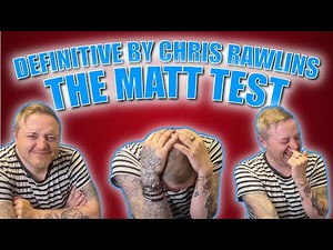 Definitive by Chris Rawlins | Live Performance and Review - The Matt Test