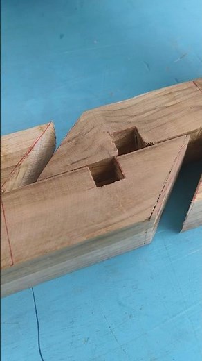 How to connect wood using the lock method