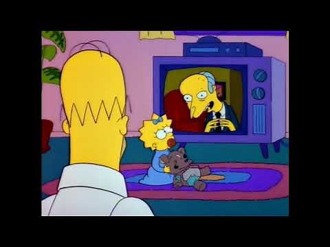 The Simpsons - Mr. Burns wants his teddy bear by any means necessary