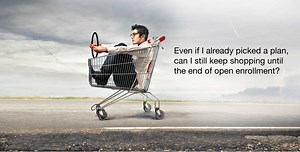 If I've enrolled in a plan for the new year, can I change my mind and pick a different plan?