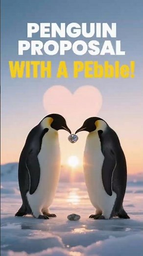 Penguins PROPOSE with Pebbles — Real Love Story of Nature!