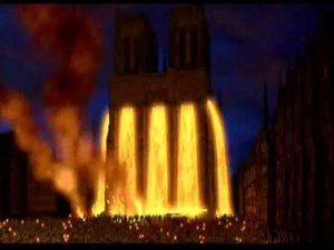 Hunchback of notre dame - Esmeralda's rescue in reversed