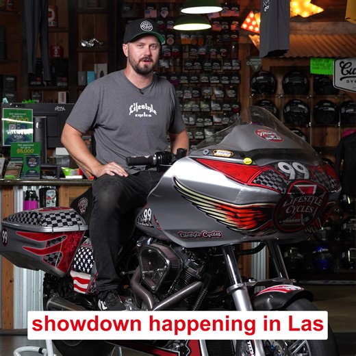 🏁 We’re racing baggers in Las Vegas!��Get ready for a weekend of bagger racing, scenic rides & epic parties. September 18th -20th. Lifestyle Cycles has teamed up with Bagger Racing League to bring you the Sin City Bagger Showdown. A bagger race experience like no other! Race weekend passes get you access to all of the following. ✅ Sam’s Town Resort discounted hotel rooms. ✅ Thursday night pre-party at Main Street Moto. ✅ Friday racetrack access all day. ✅ Friday night welcome party at Roxy’s Lo