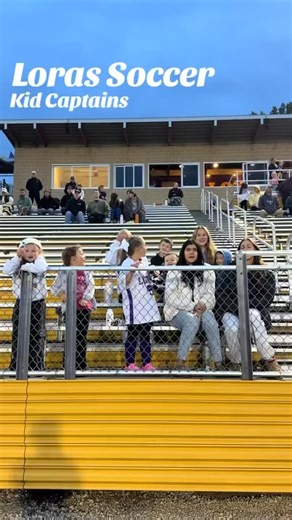 A couple weeks ago, we had the joy of welcoming our Loras DuThon Miracle Kids, Vivian and Kyden, as honorary Kid Captains. 🫶 Vivian lit up the @loraswsoccer game, while Kyden brought the energy to @lorasmsoccer! We’re still smiling thinking about their excitement and spirit. 💜🦅💛 #LorasCollege #GoDuhawks #LearnServeLead | Loras College