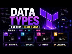 Terraform Data Types Explained in 10 Minutes | String, List, Set, Map, Object & Tuple