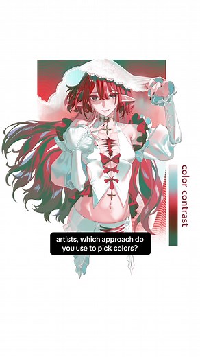 color study on different ways to choosing color palettes #fyp #fypシ #art #arttutorial #study