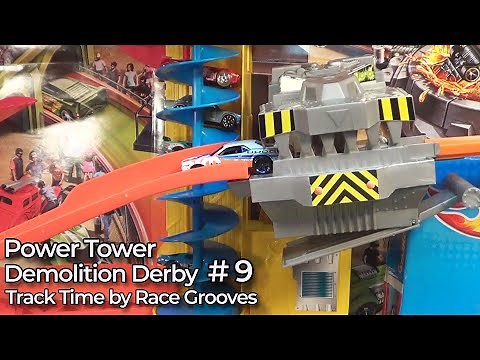PTDD09 Buzzerk vs The Buzz Saw! Power Tower Demolition Derby Track Time by Race Grooves