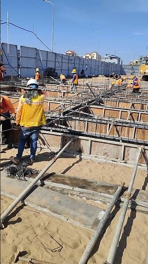 Professional Steel Formwork for Tie Beam Construction 🏗️