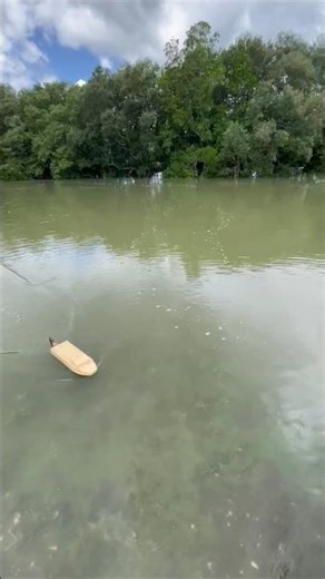 DIY rc boat balsa wood ##rcboat #diy #shorts #engineering #rc #speedtest #homemade #brushless