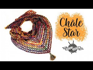 TUTORIAL how to make a quick and easy crochet shawl