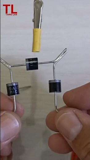 How to make a bridge rectifier | AC to DC converter #shorts #viral #shortvideo