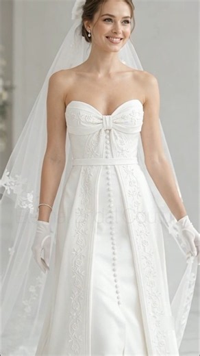 Minimalist Wedding Dresses Can Be This Gorgeous 🤍 | Eternal Bridal Couture #weddingdress #bridal