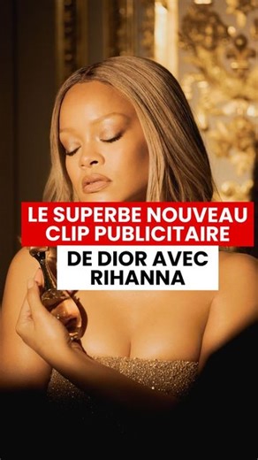 Culture Élite on Instagram: "Le superbe nouveau clip publicitaire de Dior avec Rihanna. 🤩 Annoncée comme ambassadrice du parfum J’Adore au début de l’été, la chanteuse et femme d’affaires Rihanna est à l’honneur du nouveau clip promotionnel de la Maison Dior. 👌 Dans ce film publicitaire d’une minute, on retrouve Rihanna dans un total look noir signé Maria Grazia Chiuri, directrice artistique des collections Femme de Dior. La chanteuse arbore ensuite une tenue de lumière ornée d’un collier plas