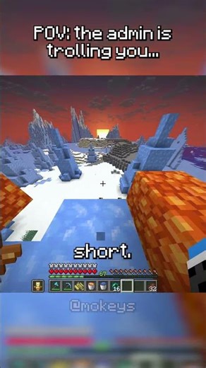 why is the admin trolling ME 🥀 💀 #minecraft