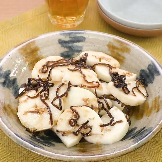 簡単あえるだけ♪ 長芋の塩昆布あえのレシピ動画・作り方 | デリッシュキッチン