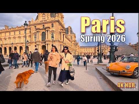Paris Walking Tour 2026_ Musée d'Orsay to Louvre & Rue de Rivoli | 4K 60fps HDR