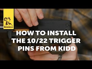 Quick Tip: How To Install The 1022 Trigger Pins From KIDD