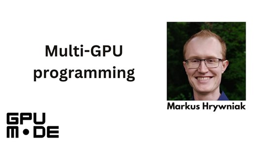 GPU model: Multi-GPU programming
