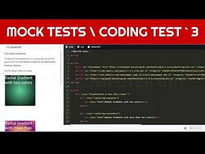 Mock Tests | Coding Test 3 | CSS Radial Gradients| AYTCG | #nxtwave #ccbp