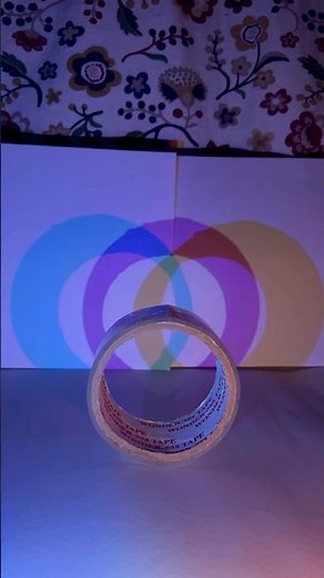 Color Mixing with Light #science #experiment #color #shadow