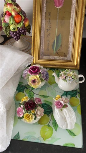 Incredible Charity Shop Finds: Stunning Floral Ornaments