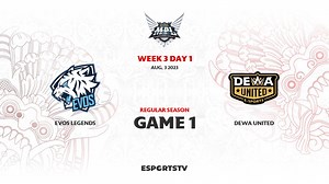 3K views · 48 reactions | EVOS Legends vs DEWA United GAME 1 MPL ID S12 | EVOS vs DEWA #EVOS #DEWA #ESPORTSTV https://bit.ly/MPLIDS12 MPL Indonesia Season 12 EVOS Legends vs DEWA United Game 1, DEWA United vs EVOS Legends Game 1, EVOS vs DEWA Game 1, DEWA vs EVOS Game 1, MPL ID S12, MPL Indonesia S12, MPL ID, esportstv, esportstvid, | esportstv.id | Facebook