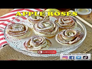 APPLE ROSES PUFF PASTRY/ROS EPAL PASTRI PUFF