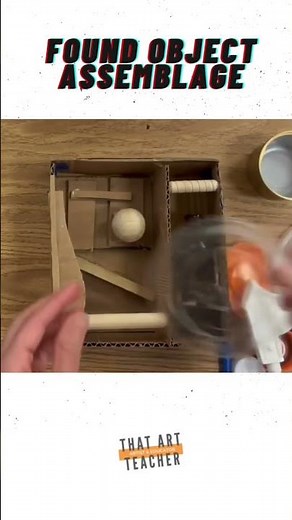 Found Object Assemblage Sculpture #shorts