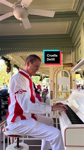 101 Dalmation dogs had a villain called Cruella DeVil 😈. #magic #park #memories #disney #fypシ @Michael Masci