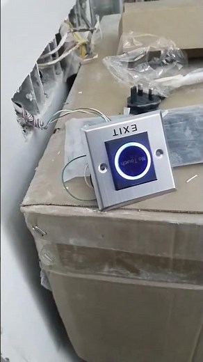 how to installation magnetic door lock#hikvision #shortvideo #saudiaarbia #viralvideos #minivlog