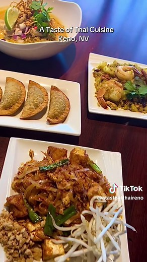 Feeling hungry in Reno? Come spice up your day with authentic Thai flavors right here at A Taste of Thai Cuisine 🌶️🇹🇭 #thaifoodreno #renonevada #renofoodies #fyp #summerfood #atasteofthaireno