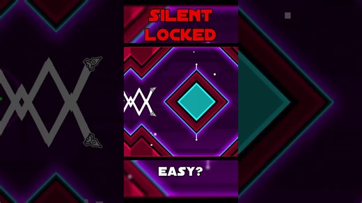 Silent Locked is hard #geometrydash #gdupdate #gd