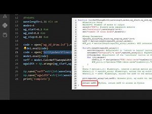 Scripted Workflows: Lumapi Simulations