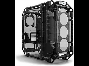 Alphacool Apex Pro Skeleton Carbon Case Review Premium Open Frame Carbon Fiber PC Case