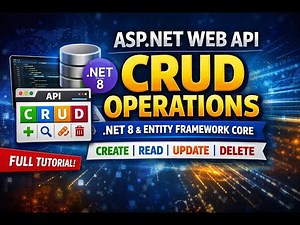 ASP.NET Web API CRUD Operations - .NET8 and Entity Framework Core and SqlServer -Step by Step