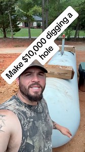71K views · 10K reactions | Dangerous work pays the bills #upcharge #digging #grading #excavation #bluecollar #diy #tips #tricks #diy | Steven Linker | Facebook