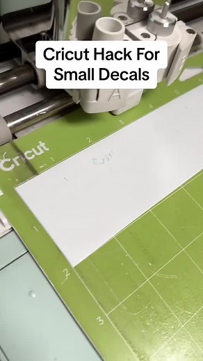 cricut hack for small decals