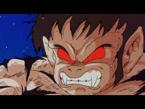 Gohan transforms into a great ape for the first time